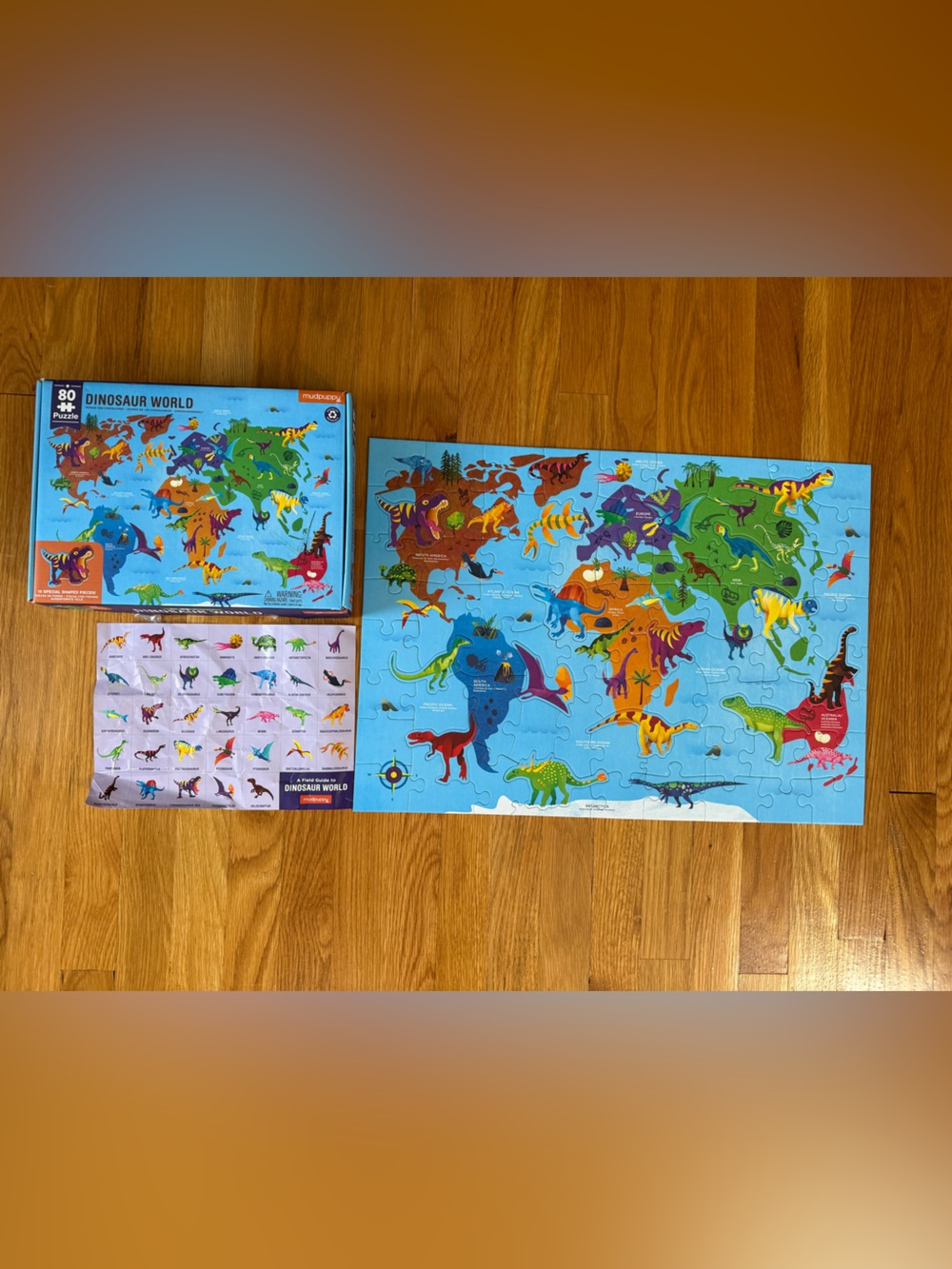 Dinosaur World Puzzle for Kids - 80 piece